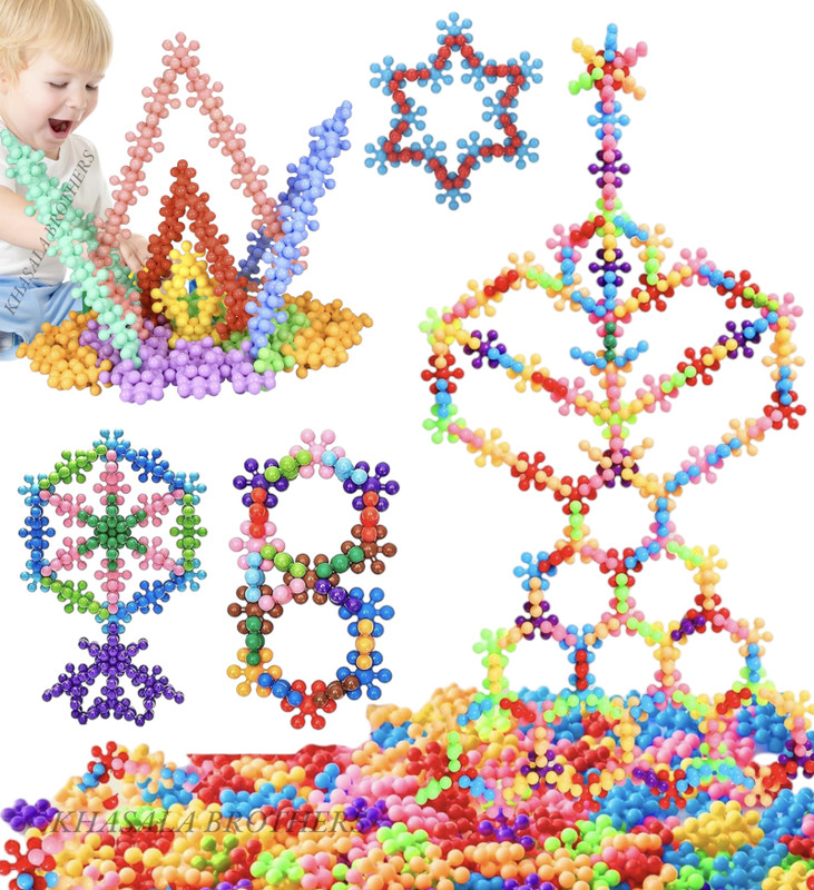 KHASALA BROTHERS 100 Pcs Education Building Blocks for Kid, Play Fun and Learning Blocks(Multicolor)