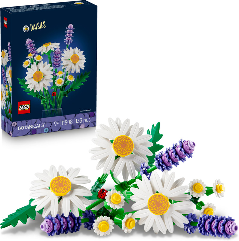 LEGO Botanicals Daisies Flower Decor 11508(Multicolor)