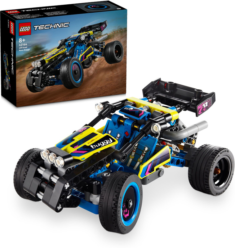LEGO Technic Off-Road Race Buggy Car Toy 42164 (219 Pieces)(Multicolor)