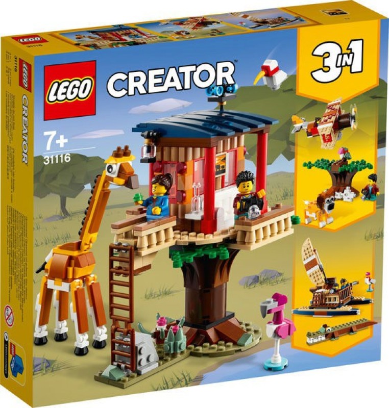 LEGO 31116 Safari Wildlife Tree House(Multicolor)