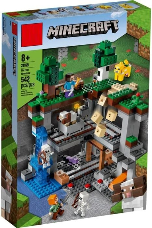 TMA ENTERPRISE Minecraft Adventure Building Set Construction Toy with Figures & Accessories(Multicolor)