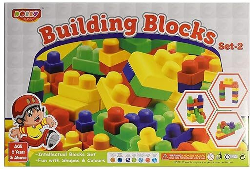 CHIPPI Building Blocks for Learning Blocks for Kids, Happy Blocks, Bag Packing,