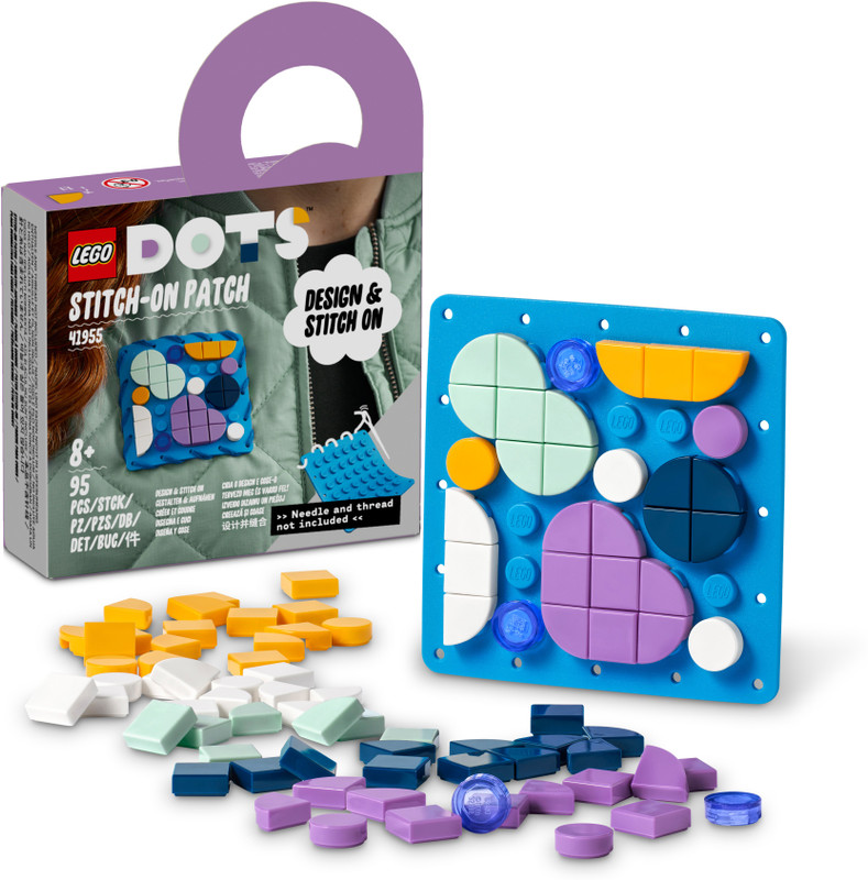 LEGO DOTS Stitch-on Patch (92 Blocks)(Multicolor)