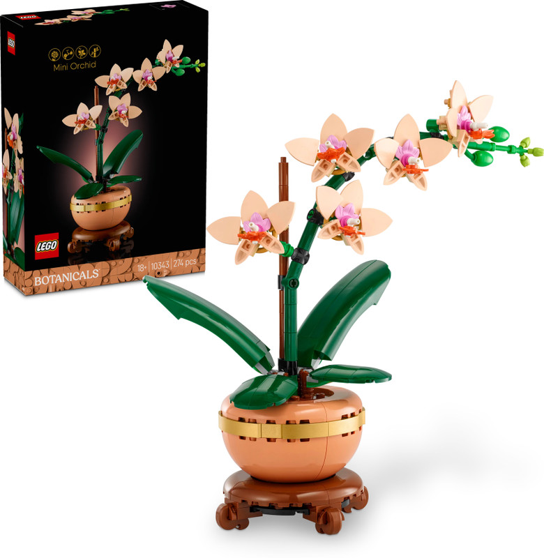 LEGO Botanicals Mini Orchid Plant Gift 10343 (274 Blocks)(Multicolor)