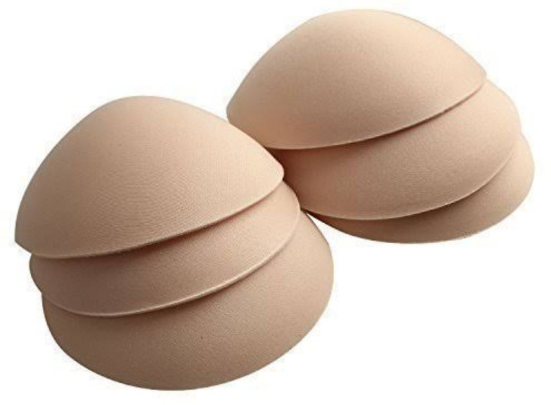 Drama queen fashion Blouse Cuff Silicone Cup Bra Pads(Beige Pack of 3)