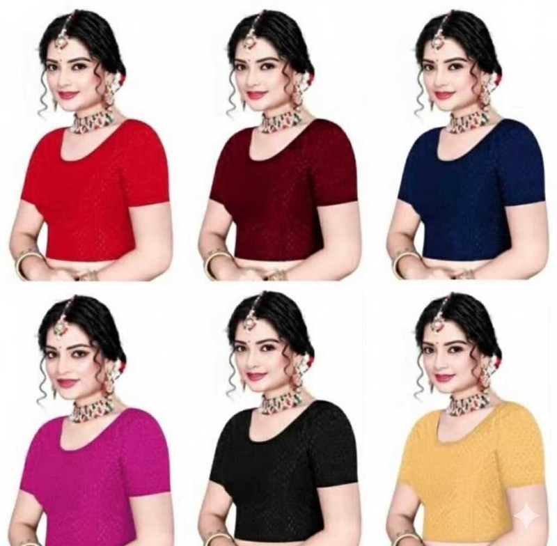 ak style U-Neck Women Blouse