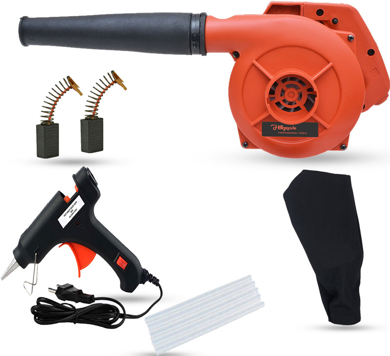 Hillgrove HGCM632M1 800W Electric Air Blower and Suction Dust Cleaner with Carbon Brushes Forward Curved Air Blower(Corded Vacuum)
