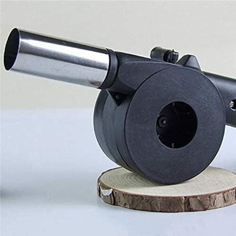 ABC Outdoor Cooking Hand Crank Powered Barbecue BBQ Fan Air Blower Airfoil Air Blower(Cordless)