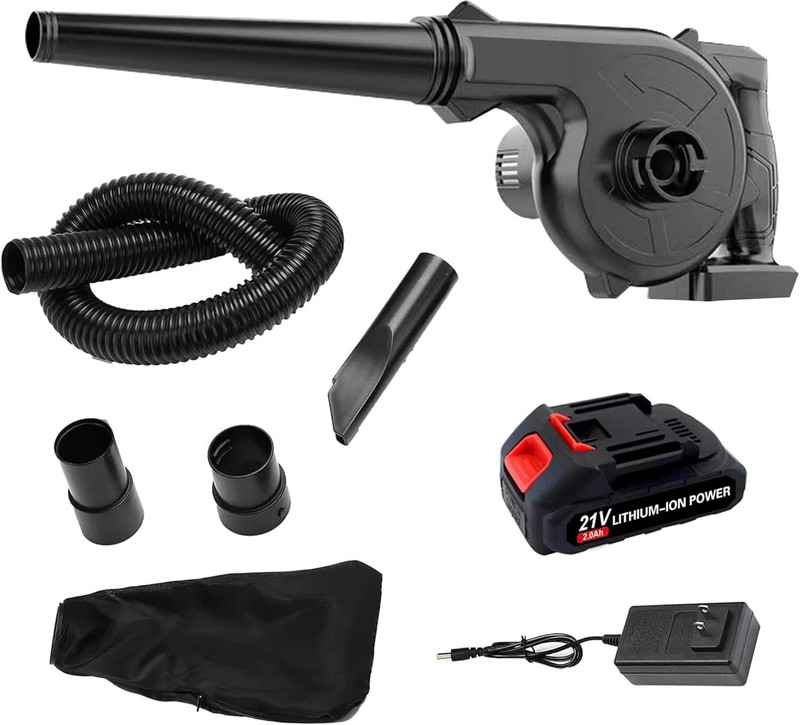 starprim 2-in-1 Electric Leaf Blower and Vacuum for Lawn Care, Dust/Snow Blowing Leaf Blower(Corded Vacuum)