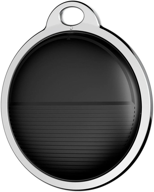 Wopix 2 Pack Bluetooth Key Finder Tracker Waterproof Tag iOS Find My Support Location Smart Tracker(Black)