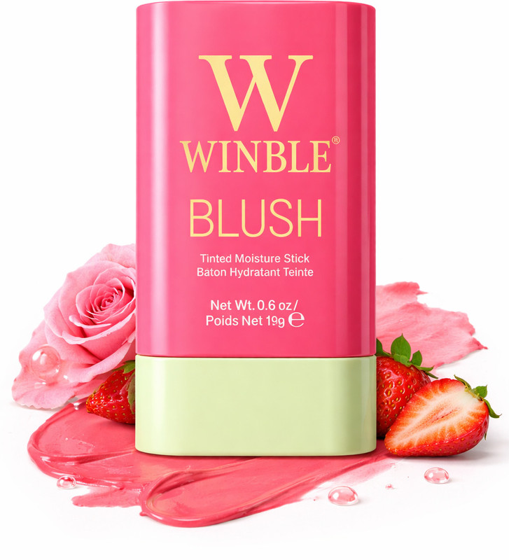 Winble Blush Stick Cream Blusher for Women RED Tint Long Lasting Makeup Stick(RED)