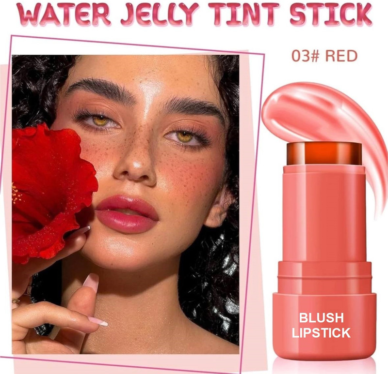 revary Water Jelly Tint Blush Stick, Multi-Use Cheek and Lip (pink)(MULTI)