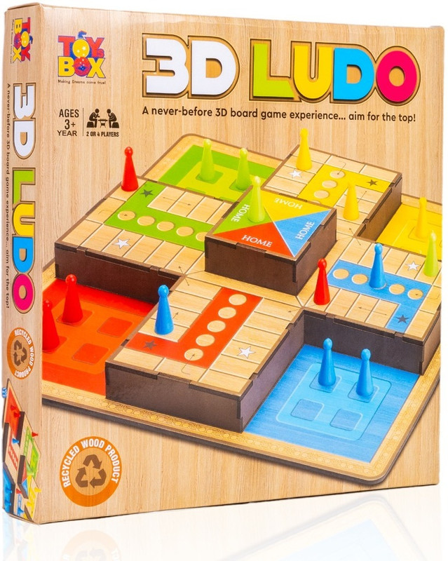 Toysbox 3D Ludo . New way to play Ludo , A never before 3d board game experience Party & Fun Board Game