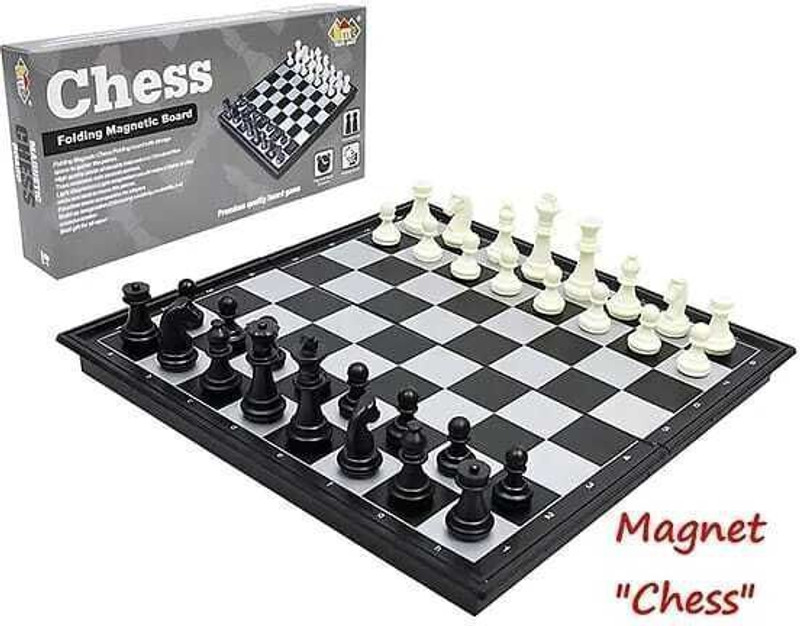 N.A.R VENTURES Magnetic Educational Chess Board Set with Folding Chess Board Educational Board Games