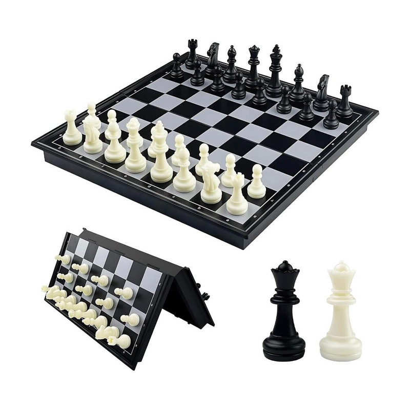 Dizaa Magnetic Travel Chess With Folding Chess Board Educational Toy for Kids,Adults Educational Board Games