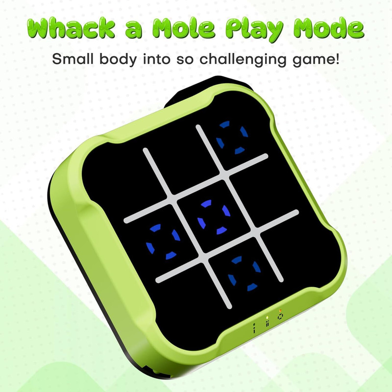 MY BABY LOVE A PERFECT CARE Tic Tac Toe Bolt, Handheld Electric Puzzle Game Console, Electronic Educational Board Game Accessories