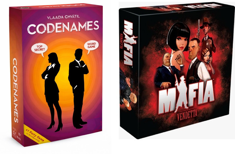 TMA ENTERPRISES Splendor Strategy Board Game & Mafia Vendetta Party Card Game Combo Party & Fun Board Game