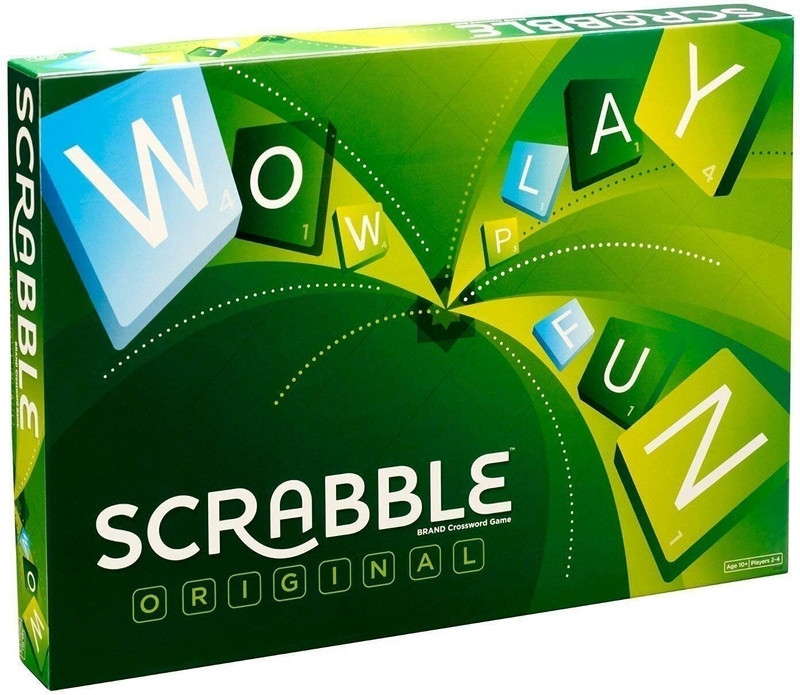 ZRIYOS Scrabble Original - Brand Crossword Board Game Educational Board Games