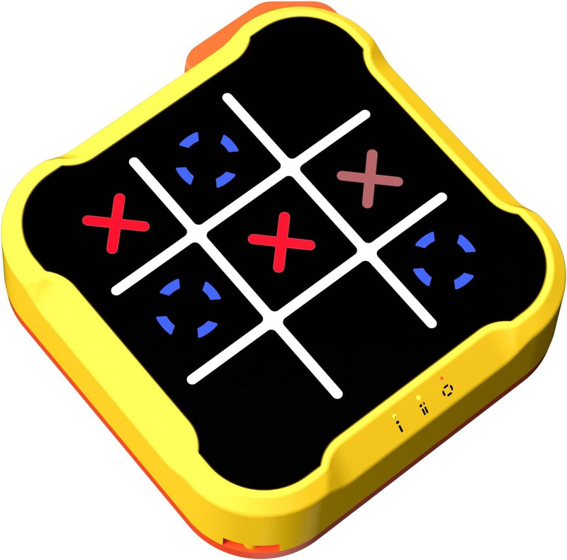 MY BABY LOVE A PERFECT CARE Tic Tac Toe Bolt,Handheld Electric Puzzle Game Console, Electronic Educational Board Game Accessories