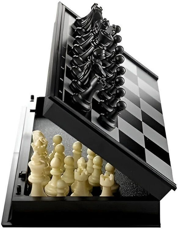 Vally Portable Magnetic Chess Set- Brain Development Board Games Learning & Fun Educational Board Games
