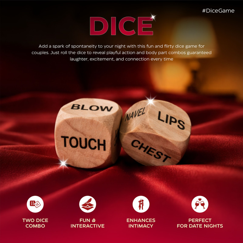 DATEBOX Dice Game for Couples Party & Fun Board Game