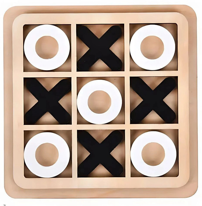 Cluttch Play New Wooden XOXO Educational Board Game for All Ages|Best Birthday Gift Educational Board Games