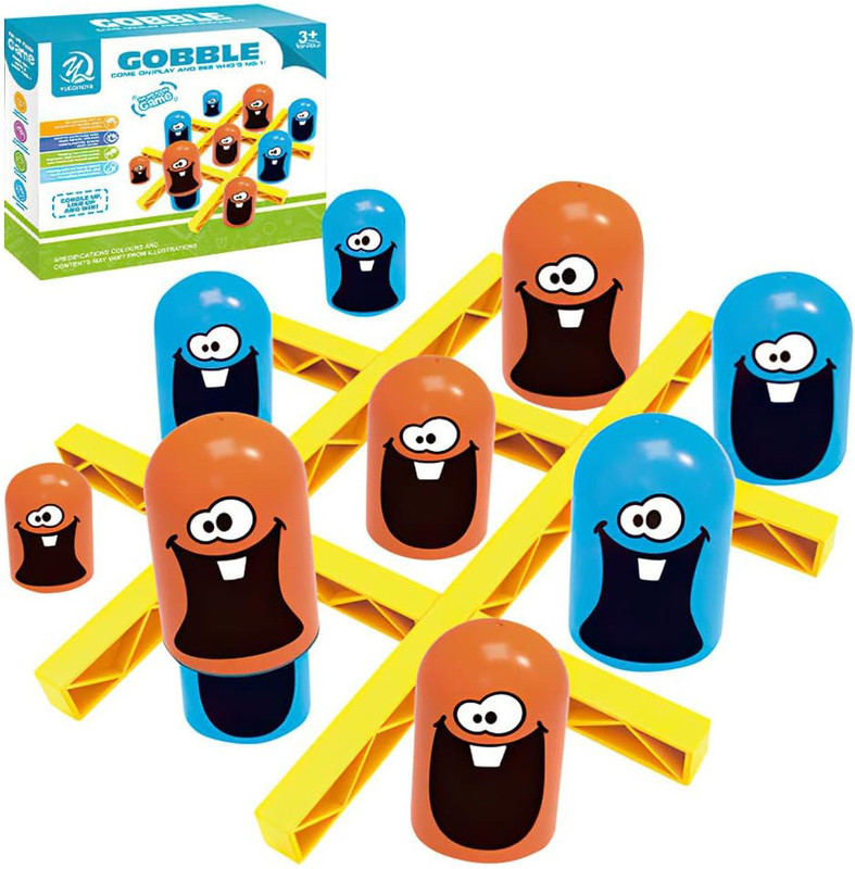 BHVMEY Tic Stack Mind Challenging StrategyGame for Kids & Adults Money & Assets Board Game