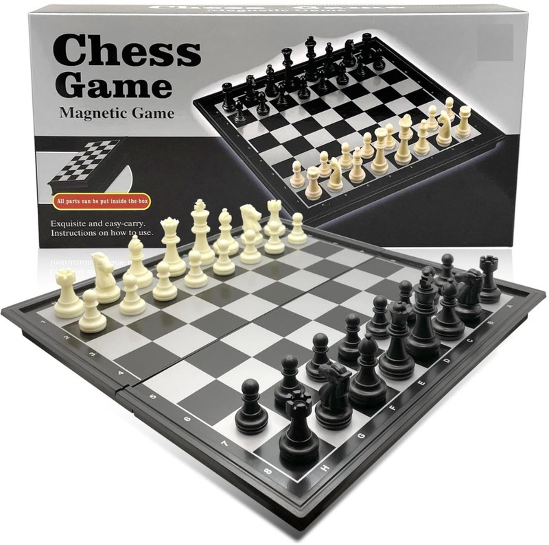 Bestie Toys Chess Board With Pieces Foldable chess Best Learning Beginners(10 inch) Strategy & War Board Game