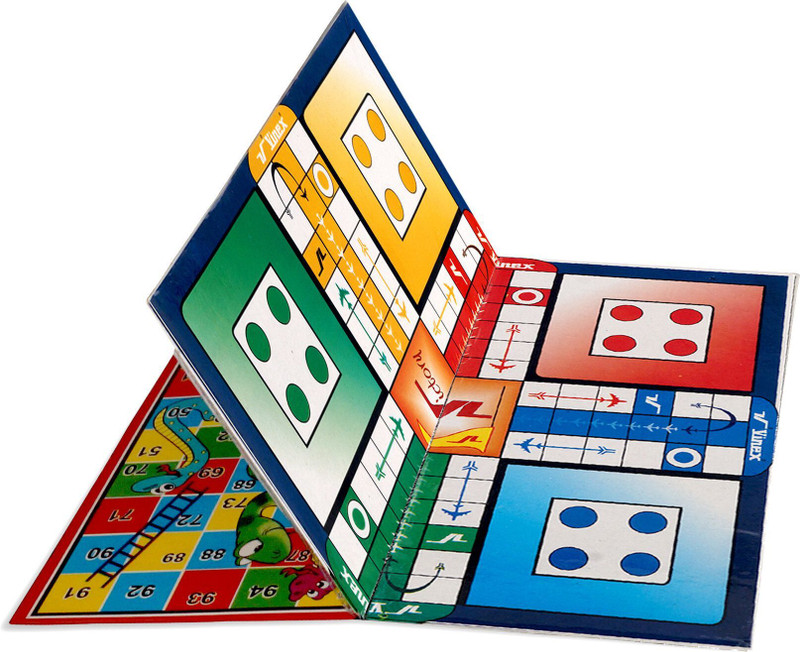 VINEX PVC Ludo & Snakes and Ladders Combo Game Set – 2-in-1, Games for Kids & Adults Board Game Accessories