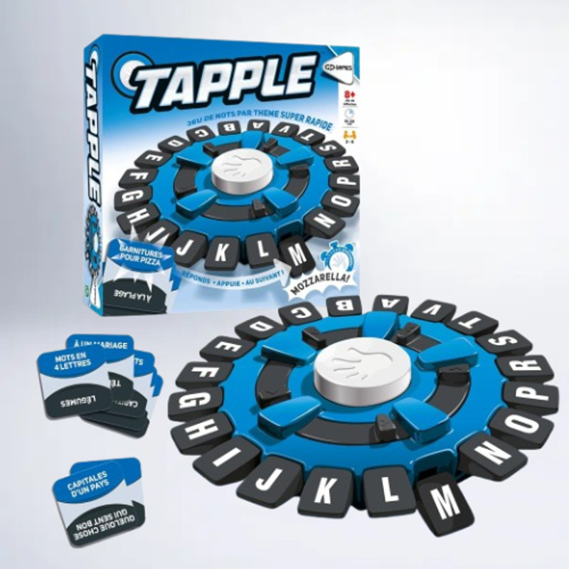 GKNEX Tapple Quick Thinking Game – Electronic Word Game for Ages 8+, 2-8 Players Word Games