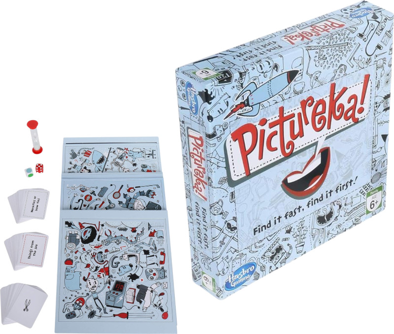 Zuuluzrs Pictureka Indoor Classic Board Games & Puzzles, Toys for Kids Party & Fun Board Game