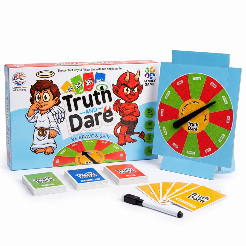 Ratnas Truth and Dare Game Party & Fun Games Board Game (1933) Party & Fun Board Game