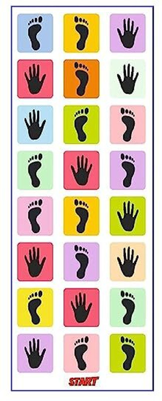 Aganta Hopscotch Jumbo Play mat for Kids n Adults Family Game Fun Game Educational Party & Fun Board Game