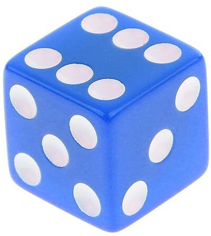 MOREL 5 Pieces Six Sided Dice Digital Dices Set Playing Game Toy Blue COMBO Carrom Board Game