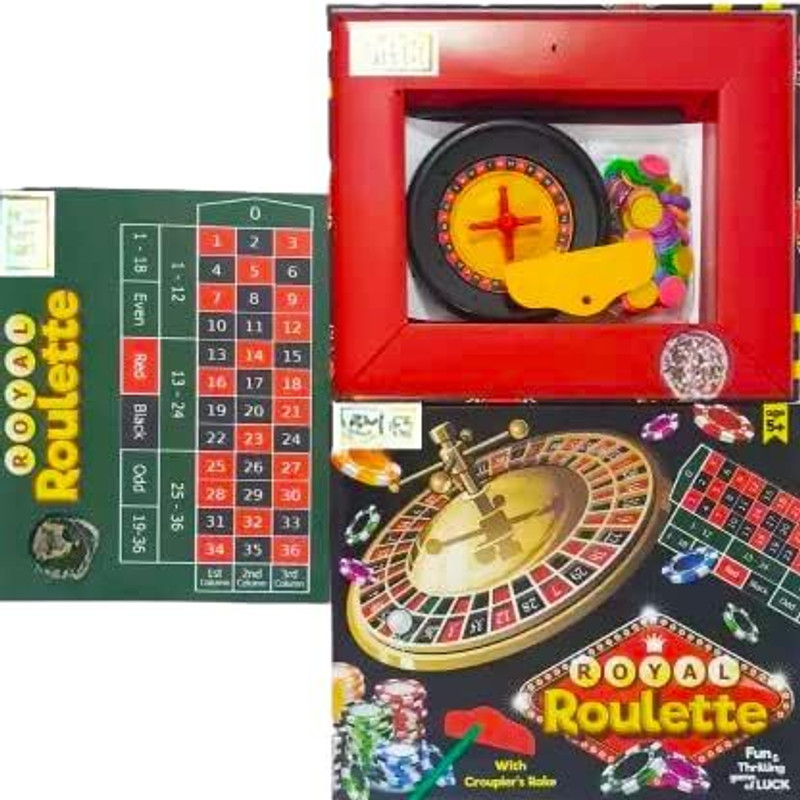 SABIRAT Royal Roulette With Croupier's Rake Fun & Thrilling Game, Party & Fun Board Game