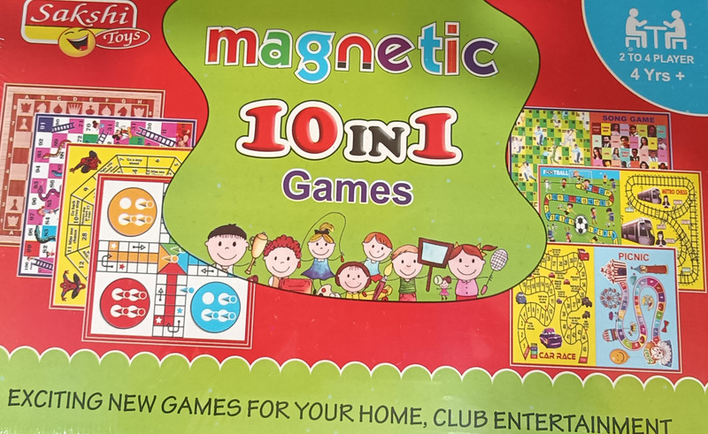 VOGLA ENTERPRISES 10-in-1 Games For Kids Party & Fun Board Game