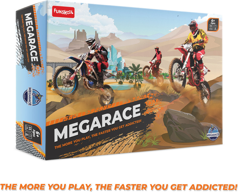 FUNSKOOL MEGA RACE GAME -9583300 Educational Board Games