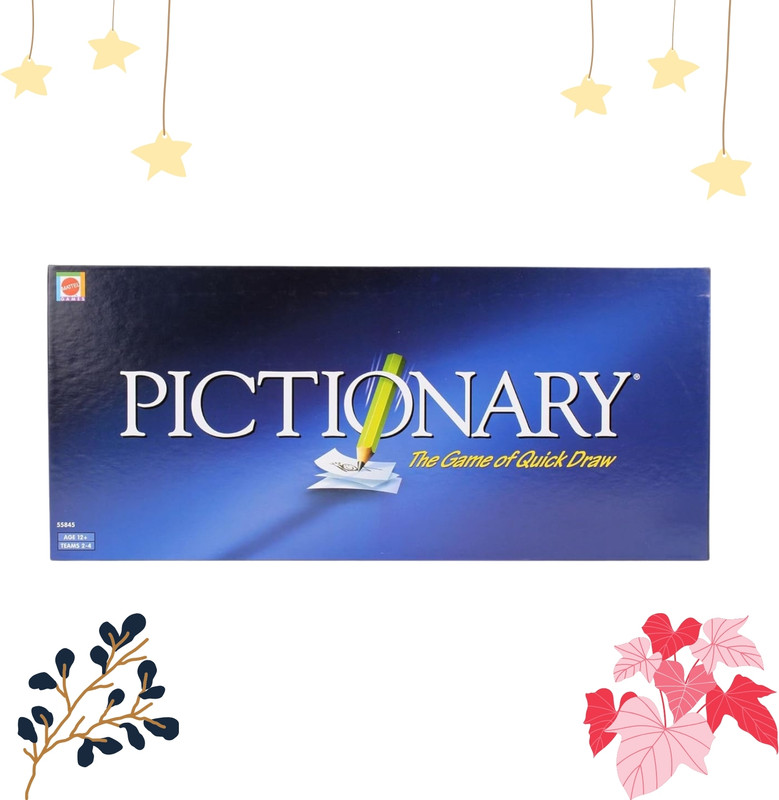 Zuuluzrs Pictionary Board Game for Kids and Adults Crazy Guesses Game Board Game Accessories