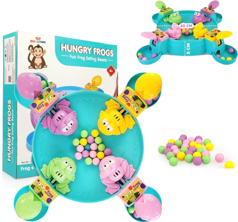 Wembley Hungry Frog Indoor Game For Kids Family Board Game Frog Toys For Kids Activity Board Game Accessories