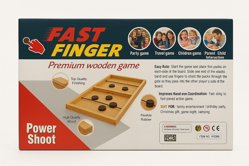 Time 2 toys Fastest Finger First Party & Fun Board Game, Sling Table Finger game Educational Board Games
