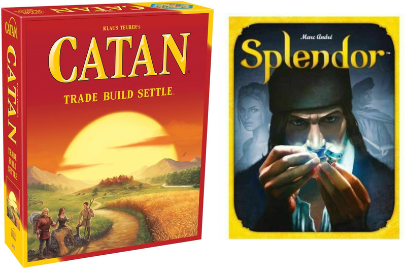TMA ENTERPRISES Catan & Splendor Board Game Combo Money & Assets Board Game