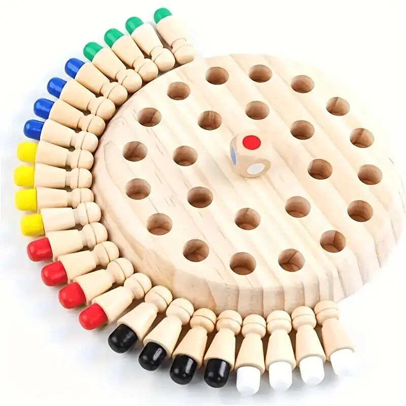 AJDK MART Wooden Board Chess Game for Kids & Adults Premium Wooden Indoor Chess Game A1 Board Game Accessories