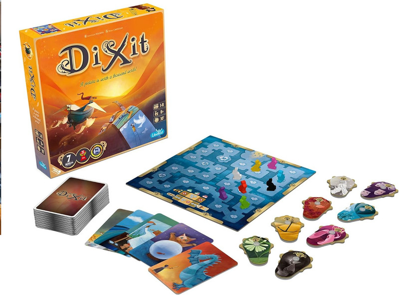 GKNEX Dixit Party Game Creative Card Game for Family & Friends Storytelling . Party & Fun Board Game