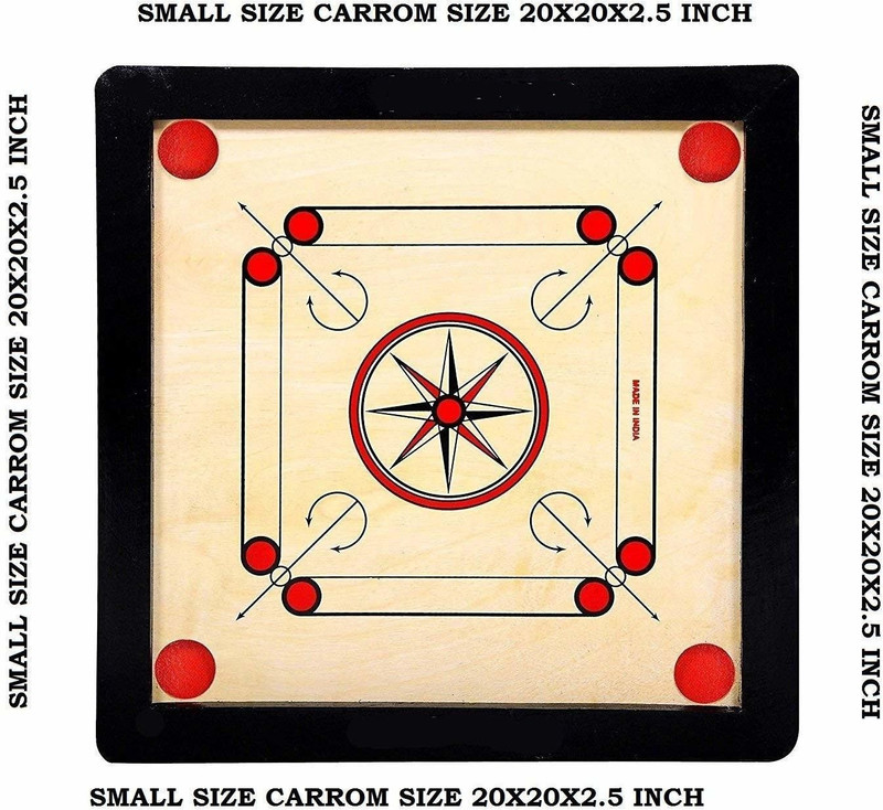 agarwal sports Super quality Small 50.8 cm Carrom Board(Beige)