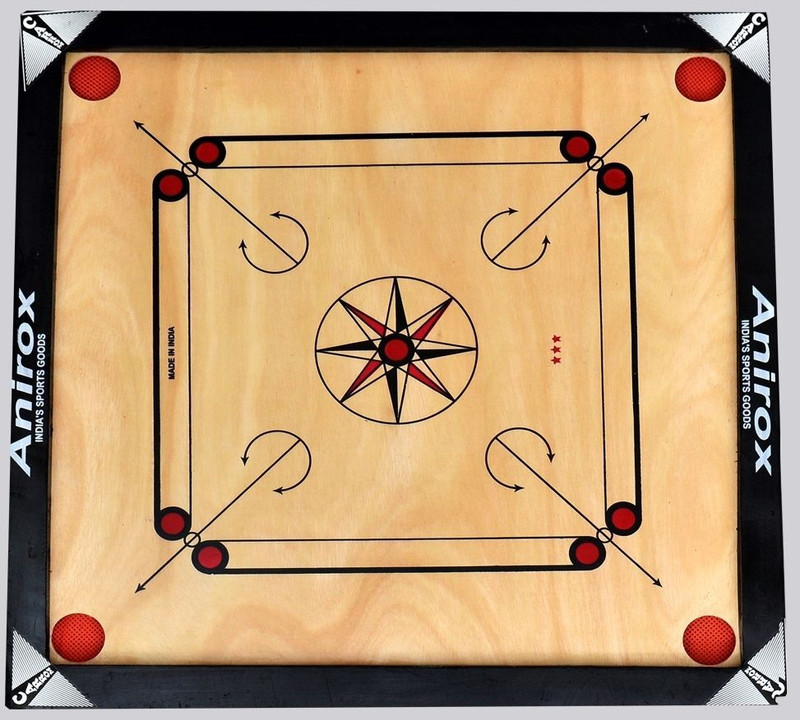 Anirox Waterproof Medium Carrom Board 26 Inch 67 cm Carrom Board(Multicolor)
