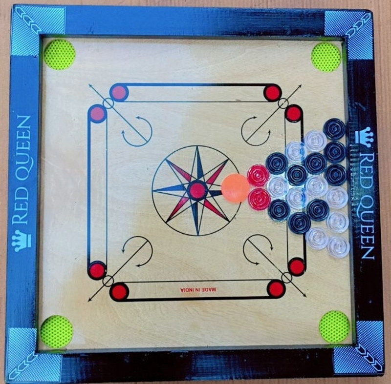 HOC Special medium glossy finish 4 cm Carrom Board(Multicolor)