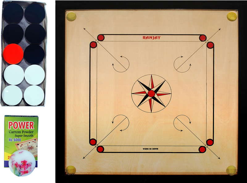RAK RANJAY 66.04 cm Carrom Board(Beige)