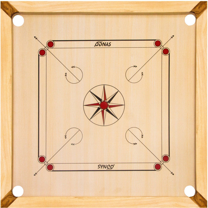 SYNCO Carrom Mango 66 3.47 cm Carrom Board(Beige)