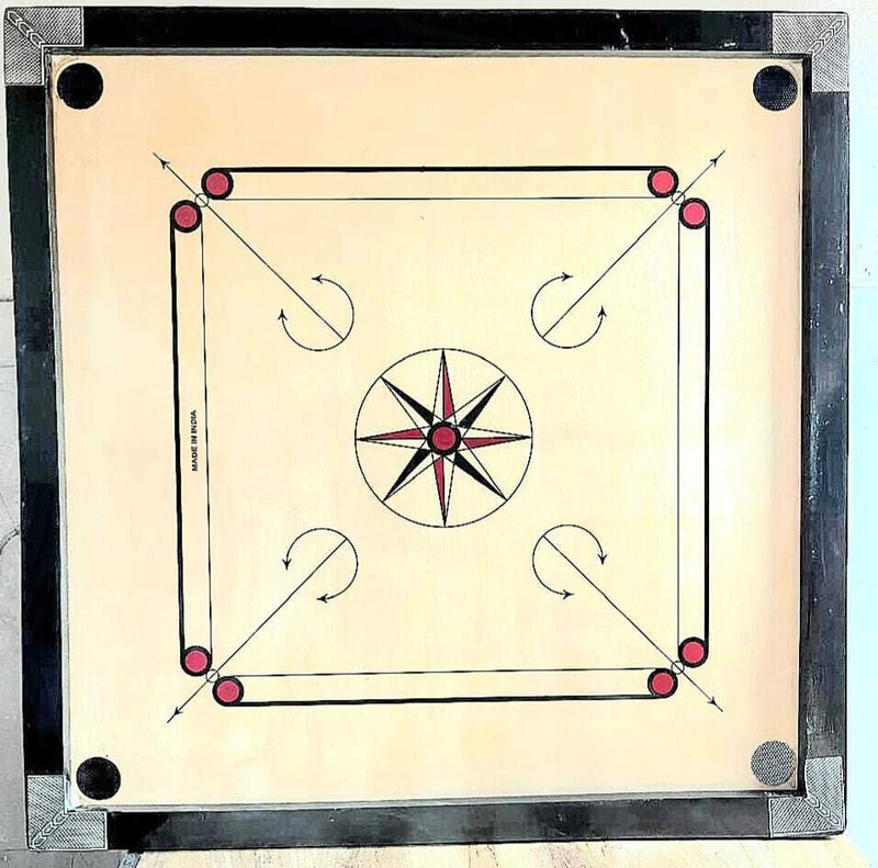 SHAAD SPORTS 9504 80 cm Carrom Board(Black)