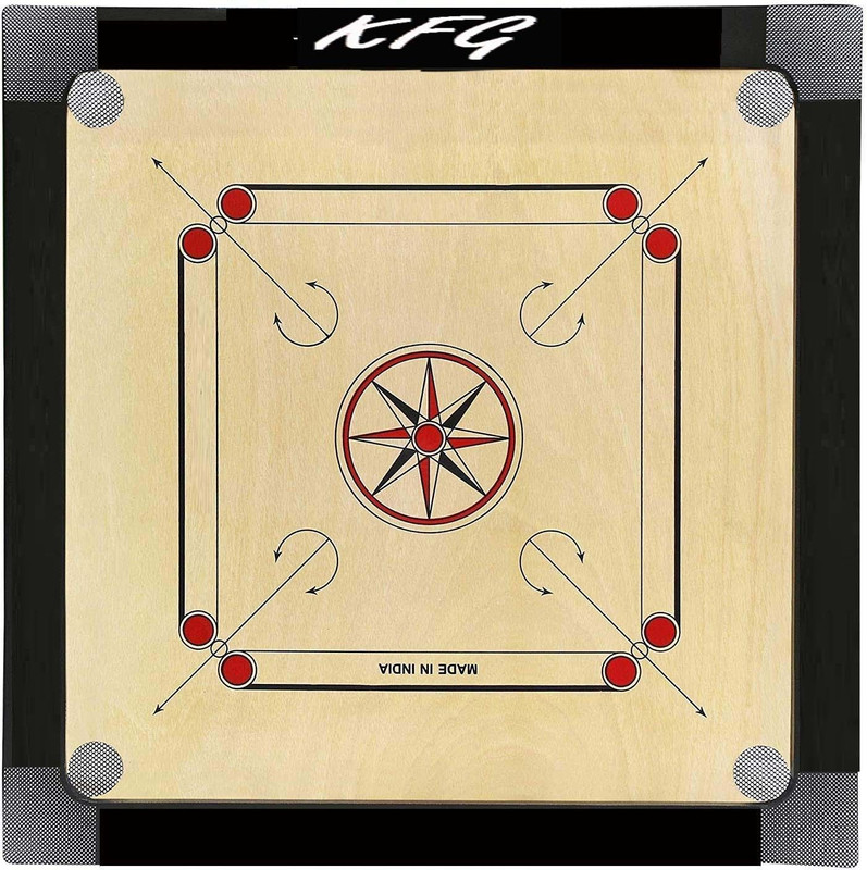 KFG 20*20 CARROM BOARD CHAM 50.8 cm Carrom Board(Brown)